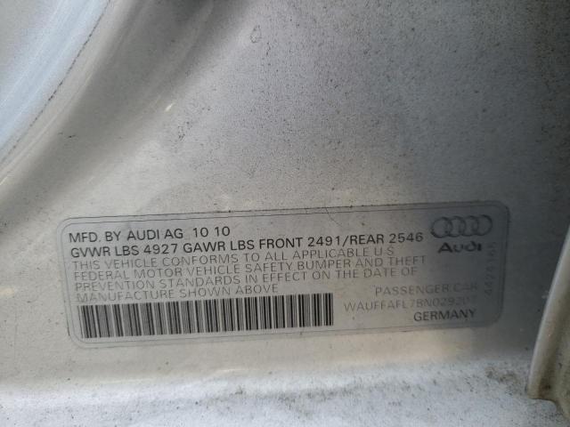 Photo 10 from auction – 2011 AUDI A4 PREMIUM with VIN WAUFFAFL7BN029207