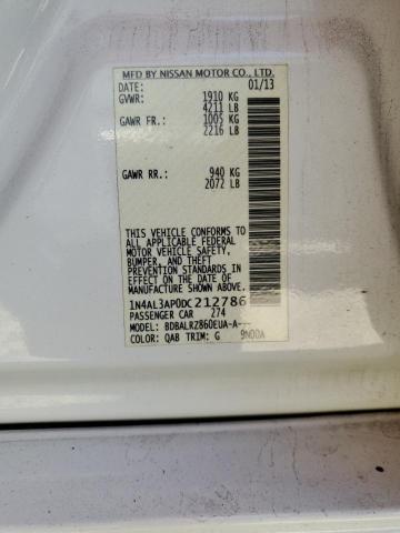 Photo 10 from auction – 2013 NISSAN ALTIMA 2.5 with VIN 1N4AL3AP0DC212786