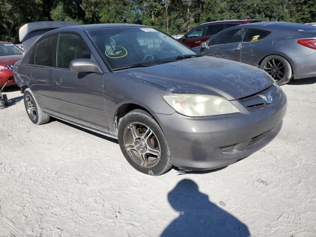 Photo 1 from auction – 2005 HONDA CIVIC LX with VIN 2HGES166X5H563756