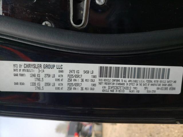 Photo 10 from auction – 2014 DODGE JOURNEY SX with VIN 3C4PDCBG7ET243913