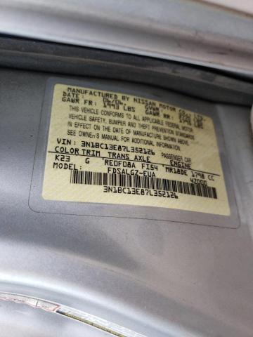 Photo 10 from auction – 2007 NISSAN VERSA S with VIN 3N1BC13E87L352126