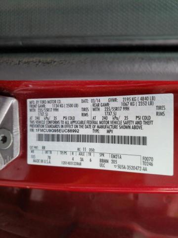 صورة رقم 10 من المزاد - 2014 FORD ESCAPE SE مع VIN 1FMCU9G95EUC88992