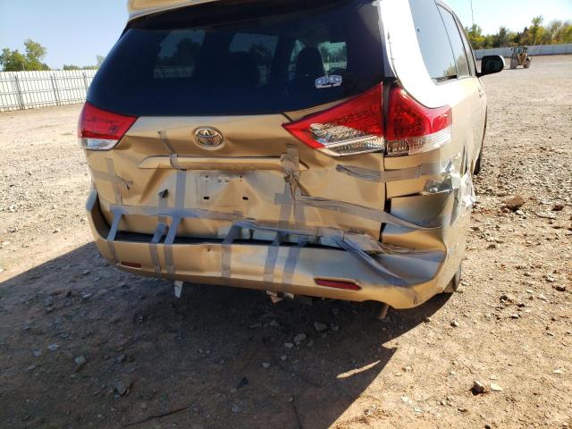 Photo 9 from auction – 2012 TOYOTA SIENNA XLE with VIN 5TDYK3DC2CS199301