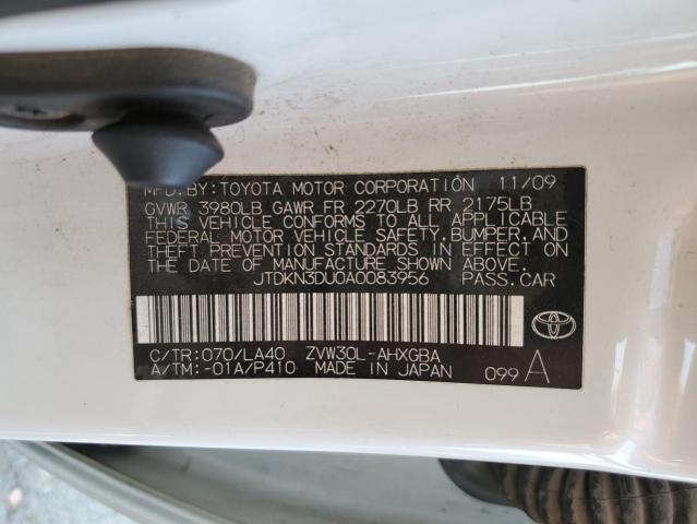Photo 10 from auction – 2010 TOYOTA PRIUS with VIN JTDKN3DU0A0083956