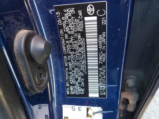Photo 10 from auction – 2013 TOYOTA PRIUS V with VIN JTDZN3EU0D3250252