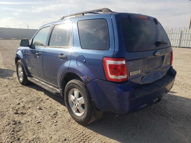 Photo 3 from auction – 2008 FORD ESCAPE XLT with VIN 1FMCU93108KC13116