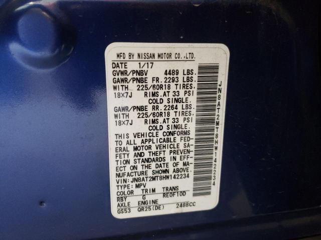 Photo 10 from auction – 2017 NISSAN ROGUE S with VIN JN8AT2MT8HW142234