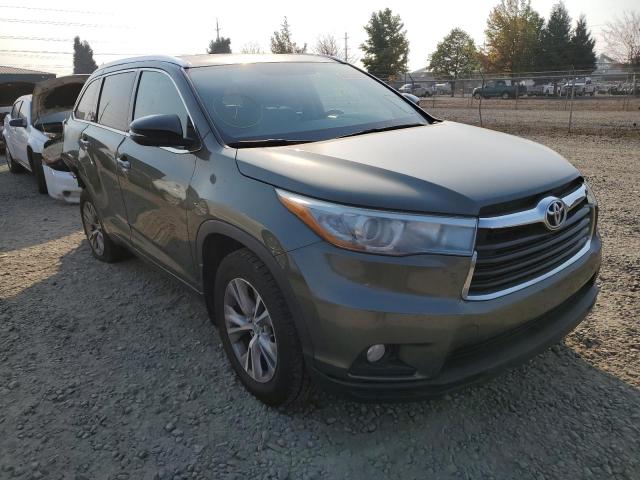 TOYOTA HIGHLANDER 2015 with VIN 5TDJKRFH5FS146254 - Photo from auction
