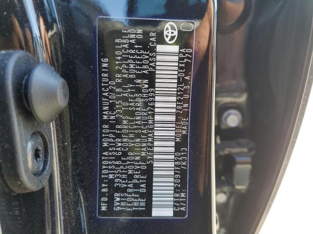 Photo 10 from auction – 2021 TOYOTA COROLLA LE with VIN 5YFEPMAE6MP176999