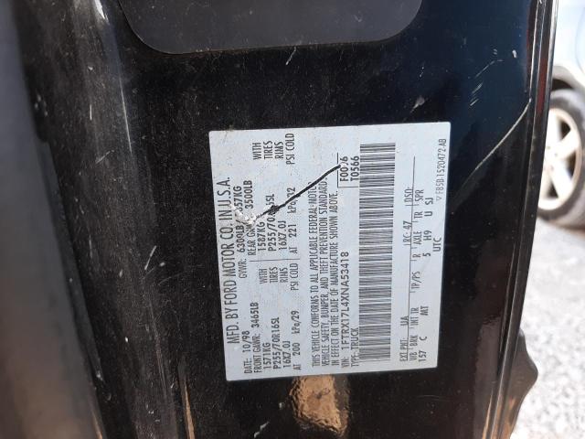 Photo 10 from auction – 1999 FORD F150 with VIN 1FTRX17L4XNA53418