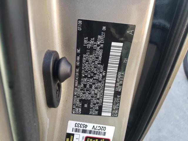 Photo 10 from auction – 2009 TOYOTA SIENNA CE with VIN 5TDZK23C29S225632