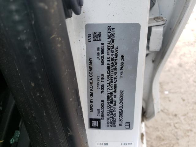 Photo 10 from auction – 2020 CHEVROLET SPARK 1LT with VIN KL8CD6SA3LC450392