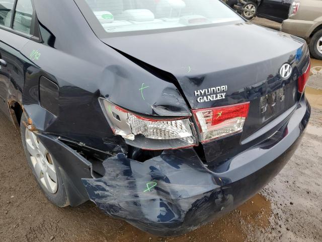 Photo 9 from auction – 2008 HYUNDAI SONATA GLS with VIN 5NPET46C48H335525