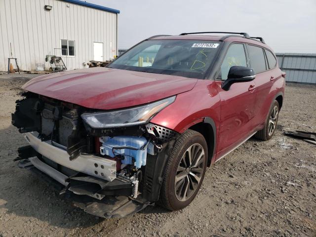 Photo 2 from auction – 2022 TOYOTA HIGHLANDER with VIN 5TDJZRBH2NS194973
