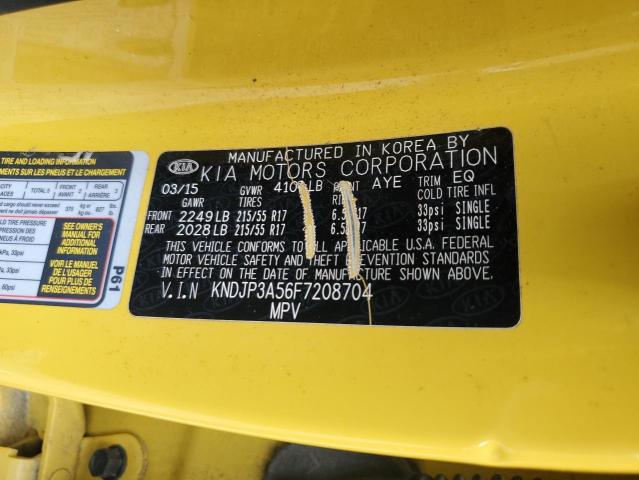 Photo 10 from auction – 2015 KIA SOUL + with VIN KNDJP3A56F7208704