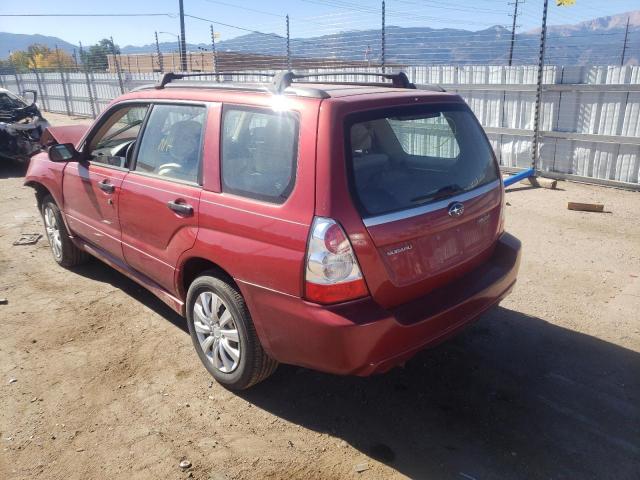 Photo 3 from auction – 2008 SUBARU FORESTER 2 with VIN JF1SG63668H733017