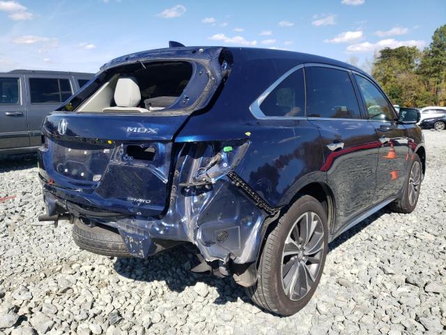 Photo 4 from auction – 2020 ACURA MDX TECHNO with VIN 5J8YD4H54LL014129