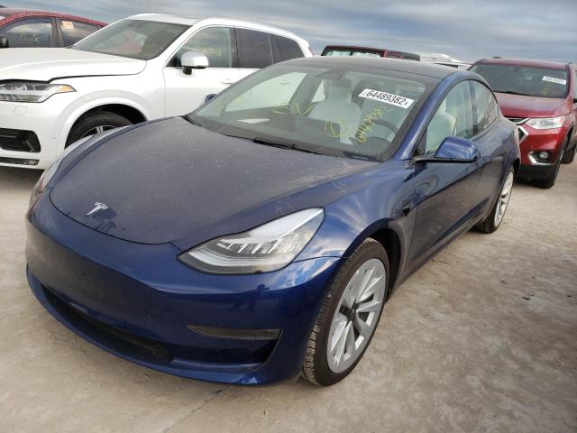 Photo 2 from auction – 2022 TESLA MODEL 3 with VIN 5YJ3E1EB7NF241514
