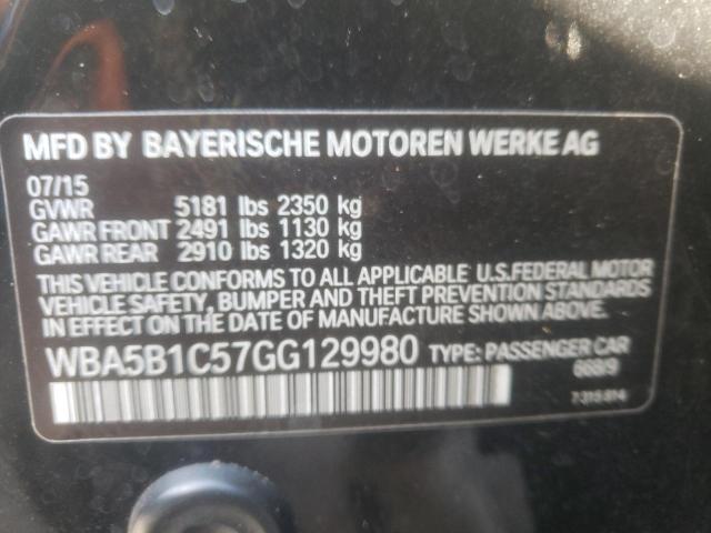 Photo 10 from auction – 2016 BMW 535 I with VIN WBA5B1C57GG129980