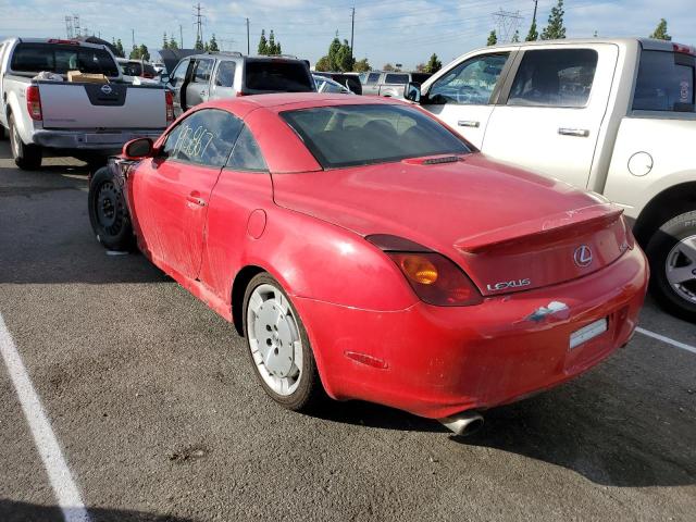 Photo 3 from auction – 2003 LEXUS SC 430 with VIN JTHFN48Y230041357