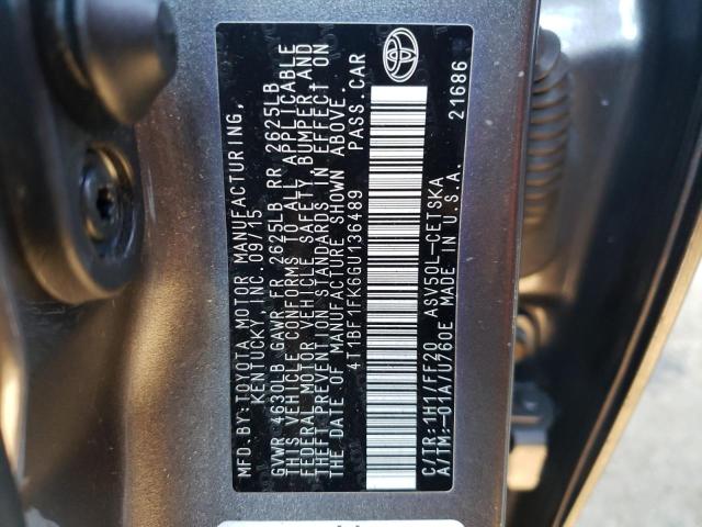 Photo 10 from auction – 2016 TOYOTA CAMRY LE with VIN 4T1BF1FK6GU136489