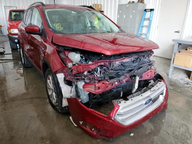 FORD ESCAPE SE 2018 with VIN 1FMCU9GD8JUA34336 - Photo from auction
