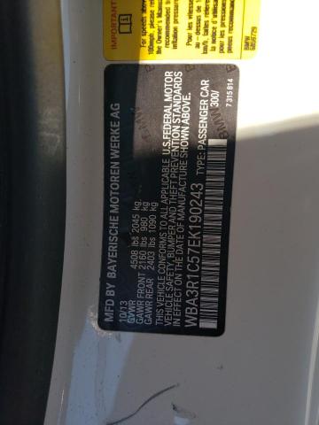 Photo 10 from auction – 2014 BMW 435 I with VIN WBA3R1C57EK190243
