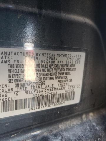 Photo 10 from auction – 2014 NISSAN SENTRA S with VIN 3N1AB7AP3EY302269