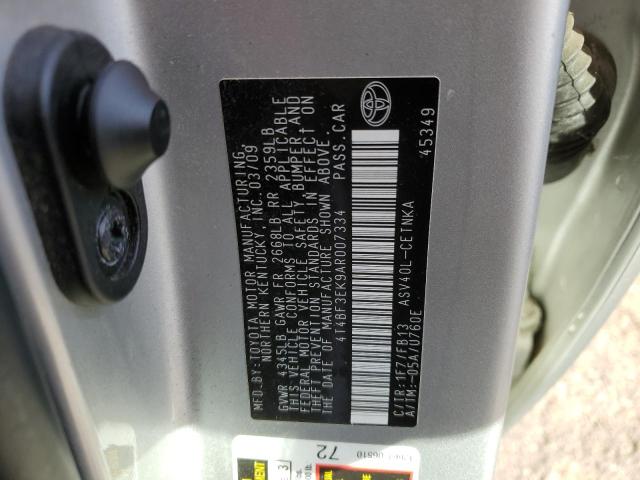 Photo 10 from auction – 2010 TOYOTA CAMRY BASE with VIN 4T4BF3EK9AR007334