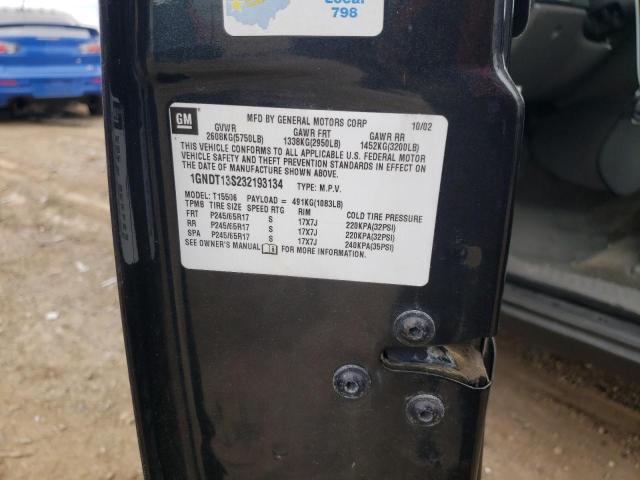 Photo 10 from auction – 2003 CHEVROLET TRAILBLAZE with VIN 1GNDT13S232193134