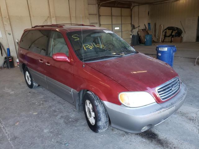 KIA SEDONA EX 2003 with VIN KNDUP131636432861 - Photo from auction