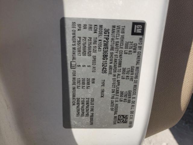 Photo 10 from auction – 2011 GMC SIERRA K15 with VIN 3GTP2WE36BG152426