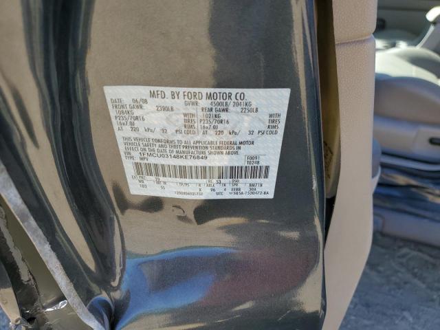 Photo 10 from auction – 2008 FORD ESCAPE XLT with VIN 1FMCU03148KE76849