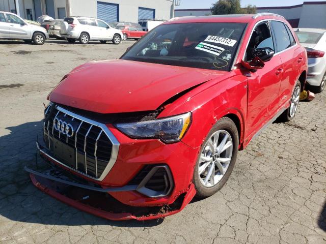 Photo 2 from auction – 2022 AUDI Q3 PREMIUM with VIN WA1DECF34N1144863