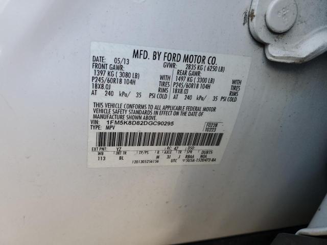 Photo 10 from auction – 2013 FORD EXPLORER X with VIN 1FM5K8D82DGC90295