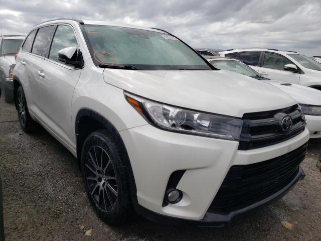TOYOTA HIGHLANDER 2017 with VIN 5TDJZRFH3HS515305 - Photo from auction