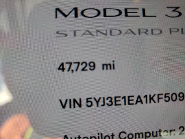 Photo 8 from auction – 2019 TESLA MODEL 3 with VIN 5YJ3E1EA1KF509461
