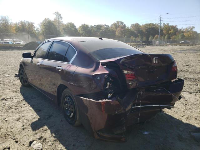 Photo 3 from auction – 2016 HONDA ACCORD EX with VIN 1HGCR2F70GA221817
