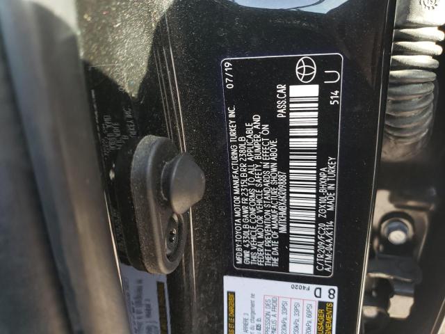 Photo 10 from auction – 2019 TOYOTA C-HR XLE with VIN NMTKHMBX6KR098887