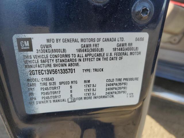 Photo 10 from auction – 2006 GMC NEW SIERRA with VIN 2GTEC13V561335701