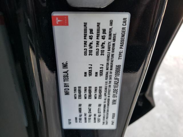 Photo 10 from auction – 2018 TESLA MODEL 3 with VIN 5YJ3E1EA2JF109066