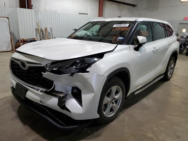 Photo 2 from auction – 2021 TOYOTA HIGHLANDER with VIN 5TDZZRAH3MS075882