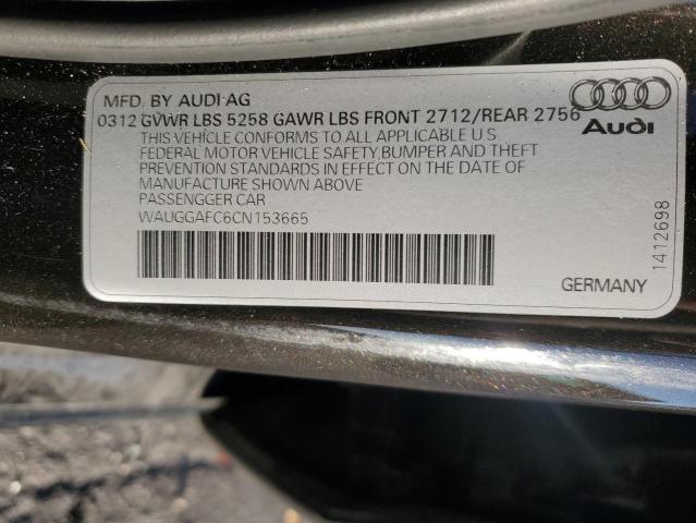 Photo 10 from auction – 2012 AUDI A6 PREMIUM with VIN WAUGGAFC6CN153665