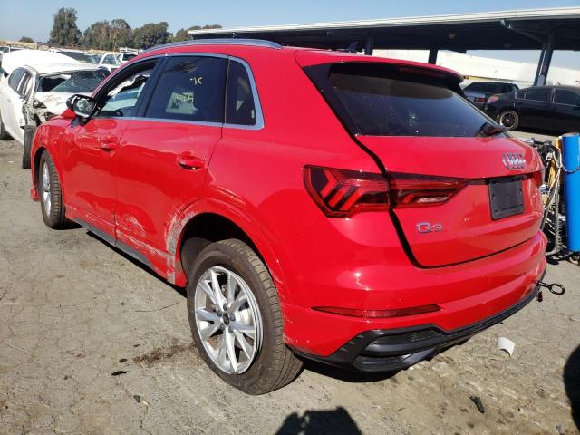 Photo 3 from auction – 2022 AUDI Q3 PREMIUM with VIN WA1DECF34N1144863