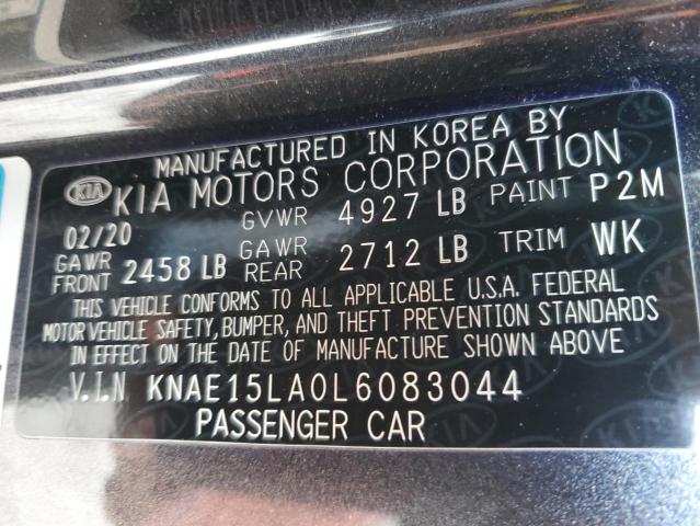 Photo 10 from auction – 2020 KIA STINGER with VIN KNAE15LA0L6083044