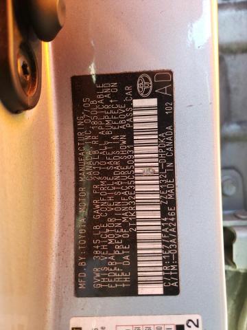 Photo 10 from auction – 2005 TOYOTA COROLLA MA with VIN 2T1KR32E35C550931