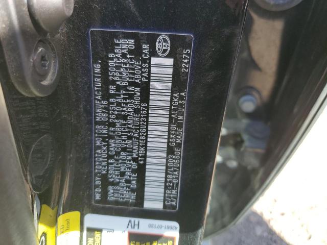 Photo 10 from auction – 2016 TOYOTA AVALON XLE with VIN 4T1BK1EB2GU231676