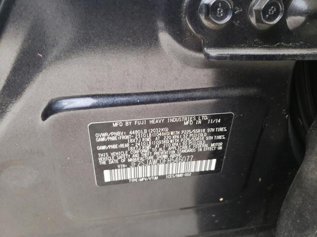 Photo 10 from auction – 2015 SUBARU FORESTER 2 with VIN JF2SJAWC0FH546077