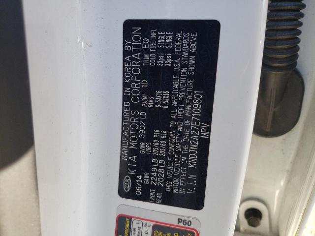 Photo 10 from auction – 2014 KIA SOUL with VIN KNDJN2A27E7109801