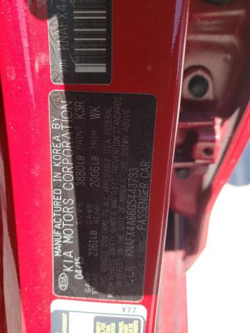 Photo 10 from auction – 2016 KIA FORTE LX with VIN KNAFX4A66G5443733